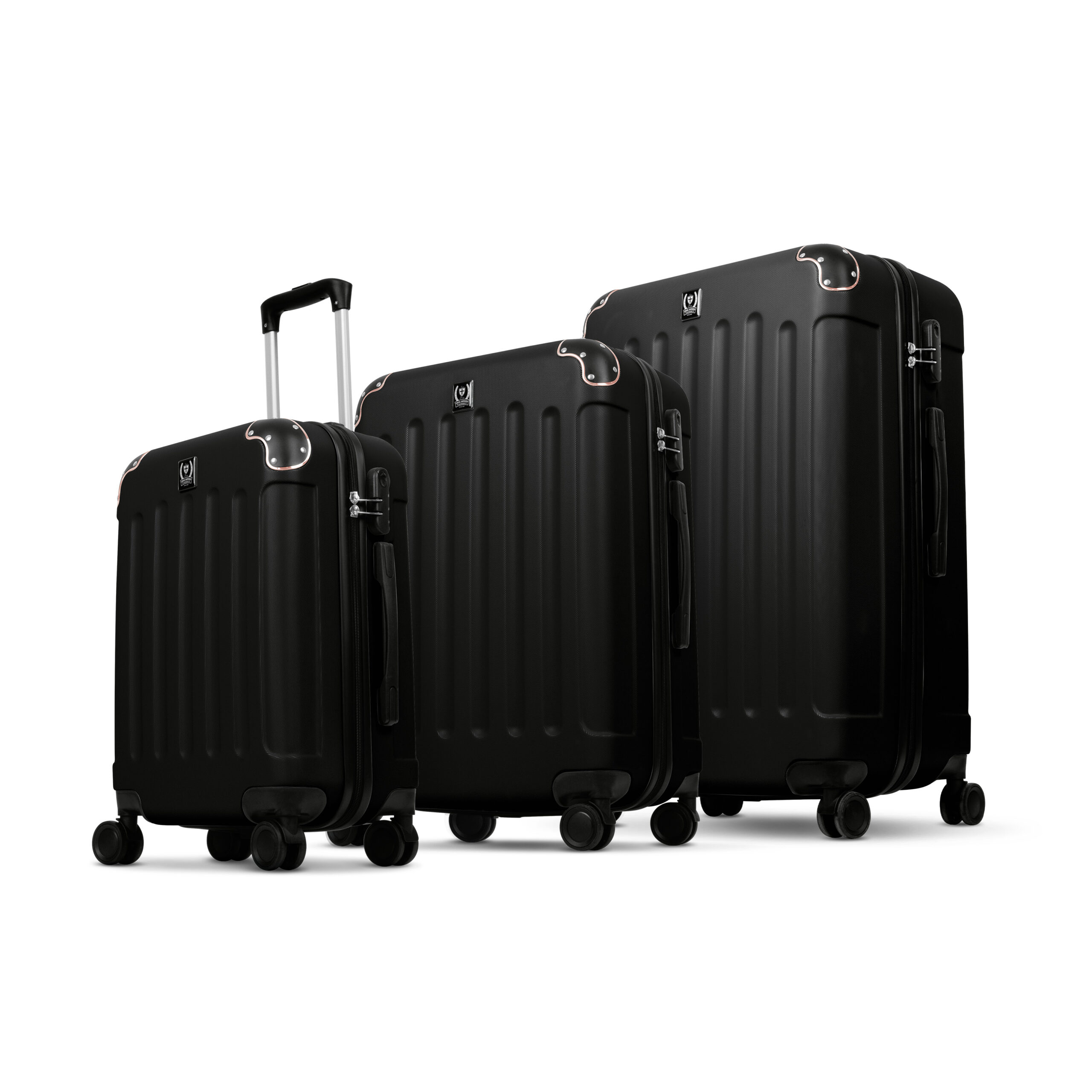 SF5001.jpg סט 3 מזוודות יוקרתיות Swiss Hufesen Black SF5001