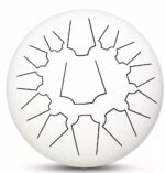 KOALA YWPD-1213A לבן – תוף לשוניות 12 אינץ' עם תיק ומקלות