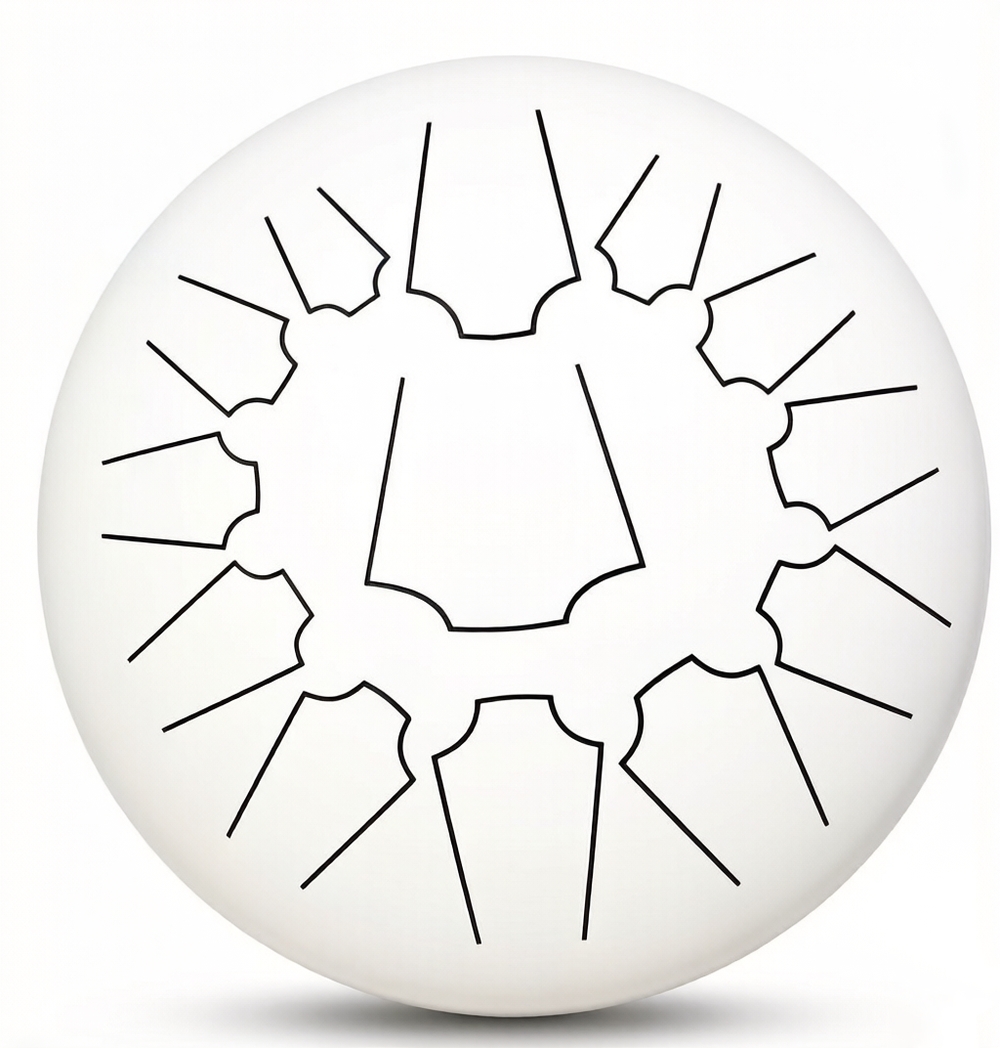 WeChat-Image_20260413172814.jpg KOALA YWPD-1213A לבן – תוף לשוניות 12 אינץ' עם תיק ומקלות