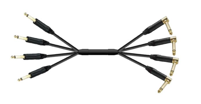 ABC Cables, מולטי כבל 4 ערוצים PL זוויתי, 6 מ'