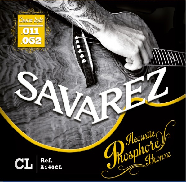 a140cl.jpg Savarez Phosphor Bronze 11-52, מיתרים לגיטרה אקוסטית