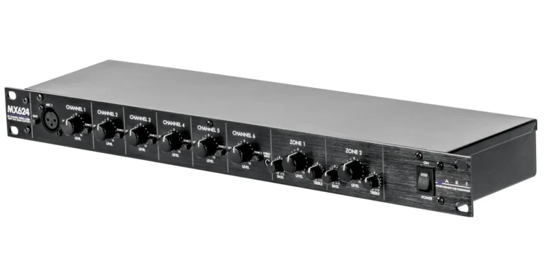 ART Pro Audio MX624, מיקסר מטריצה 6 ערוצים, 2 אזורים