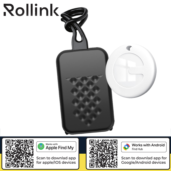 Rollink_MiTag Duo with Luggage tag_Rev5_Final_Converted תג מזוודה עם איתור חכם לאייפון ולאנדרואיד, תמונה 1