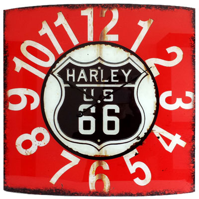 3624.jpg שעון קיר הארלי גדול 50 ס״מ, תמונה 1