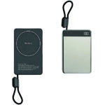 סוללת גיבוי מתכת 10,000mAh עם טעינה אלחוטית