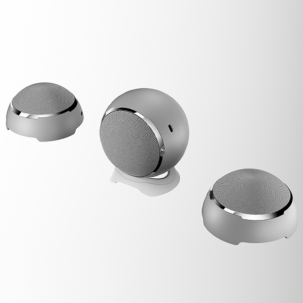 5371.jpg זוג רמקולים מגנטיים בצורת כדור, 2×5W, תמונה 1