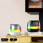 רמקול בלוטוס כדורי עם תאורת RGB, תמונה 2