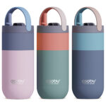 ASOBU ORBIT בקבוק־ספל תרמי 900 מ״ל עם קש