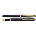 עט X-Pen קלאסיק שחור עם קליפס זהב