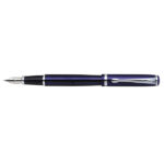 עט X-Pen פודיום נובע כחול עם קליפס כרום
