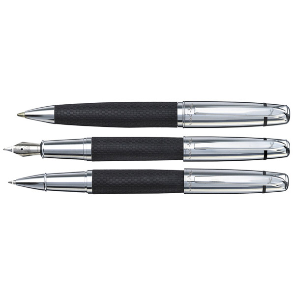 Xp376bfr.jpg עט X-Pen פואם שחור עם קליפס כרום, תמונה 1