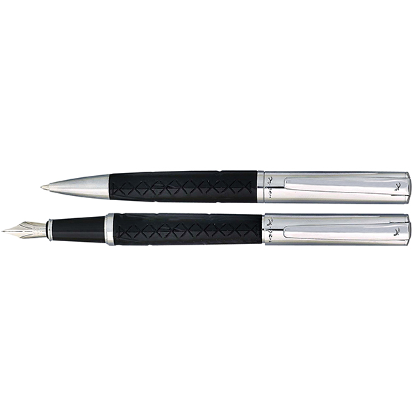Xp480bf.jpg עט X-Pen פרדייס שחור עם קליפס כרום, תמונה 1