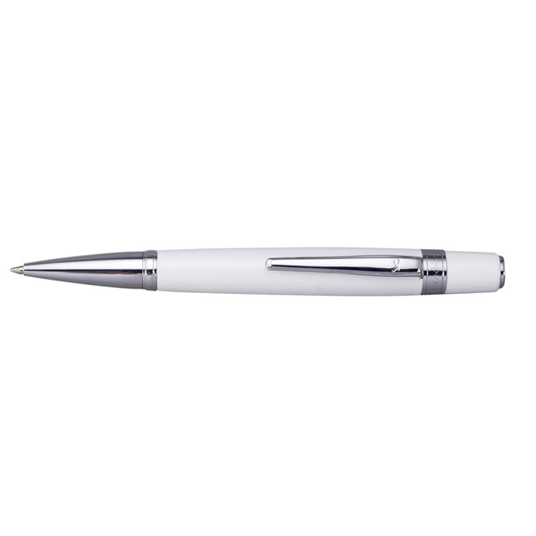 Xp537b.jpg עט X-Pen לורד לבן עם קליפס כרום, תמונה 1