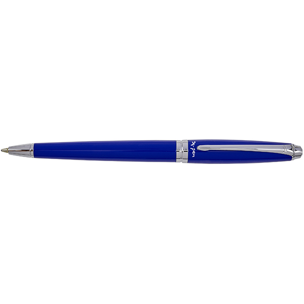 Xp604b_a.jpg עט X-Pen רגטה כחול עם קליפס כרום, תמונה 1