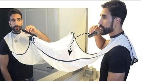 beard-apron-10.jpg סינר גילוח לזקן שנצמד למראה, תמונה 1