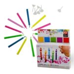 ⁦12 נרות יום הולדת עם להבה צבעונית⁩, תמונה ⁦3⁩