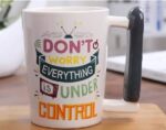 ספל עם ידית שלט רחוק EVERYTHING IS UNDER CONTROL, תמונה 2