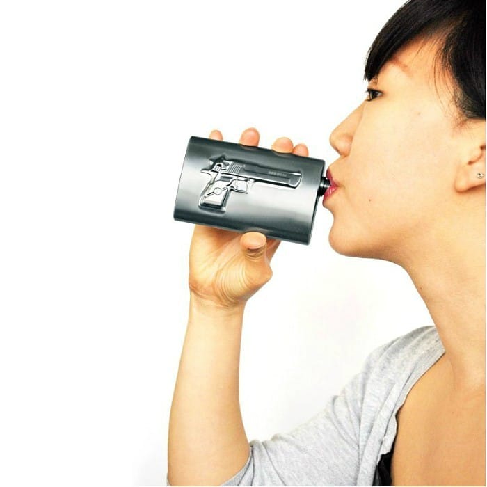shot-gun-flask1.jpg פלאסק אקדח Shot Gun 120 מ"ל, תמונה 1