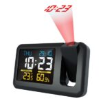 שעון LCD עם מקרן ומסך צבעוני