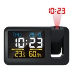 שעון LCD עם מקרן ומסך צבעוני