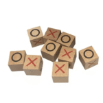 איקס עיגול מעץ בנרתיק בד, תמונה 3