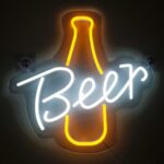 שלט ניאון LED בצורת בקבוק בירה עם הכיתוב Beer, חיבור USB, תמונה 4
