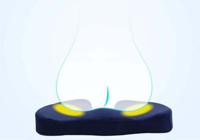 ⁦כרית ישיבה Memory Foam לכיסא ולרכב⁩, תמונה ⁦2⁩