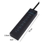 מפצל USB 3.0 עם 7 יציאות, תמונה 2