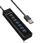 מפצל USB 3.0 עם 7 יציאות