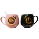 ⁦זוג ספלים Mr. Right ו-Mrs. Always Right עם כפיות⁩, תמונה ⁦2⁩
