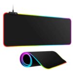 פד שולחני גדול 80x30 ס"מ עם תאורת RGB