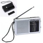 רדיו טרנזיסטור AM/FM קטן על סוללות